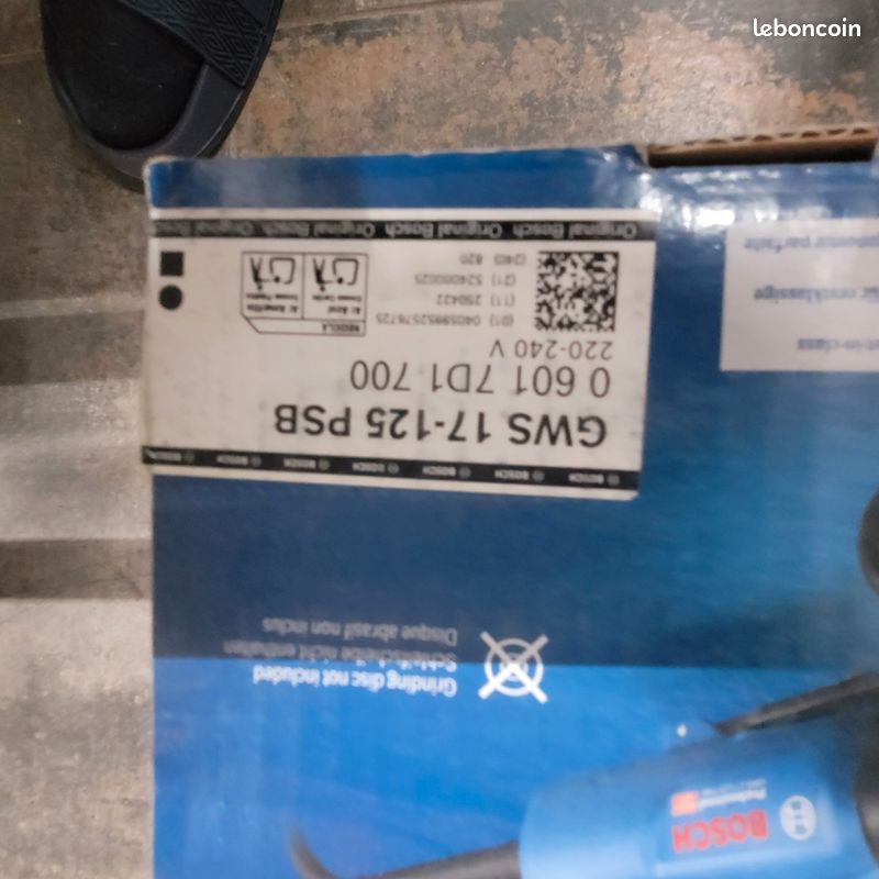 Meuleuse bosch 1700w GWS 17-125 PSB | (image 2)