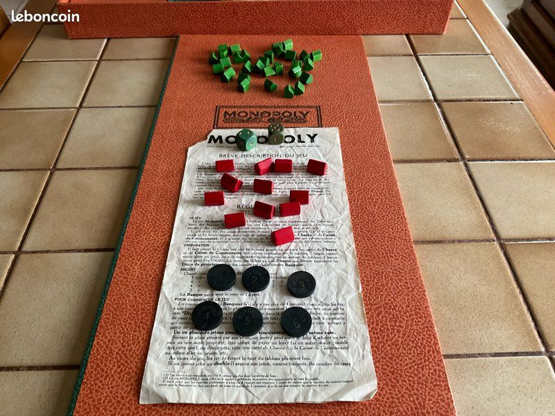 ANCIEN MONOPOLY EN Boite Parker Brothers Miro Compagny En Boite Bon Etat EUR 9,00 - FR