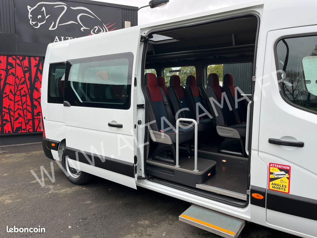 21 000 ht - renault master 150cv minicar minibus 17 places boite de vitesse robtisee (image 3)