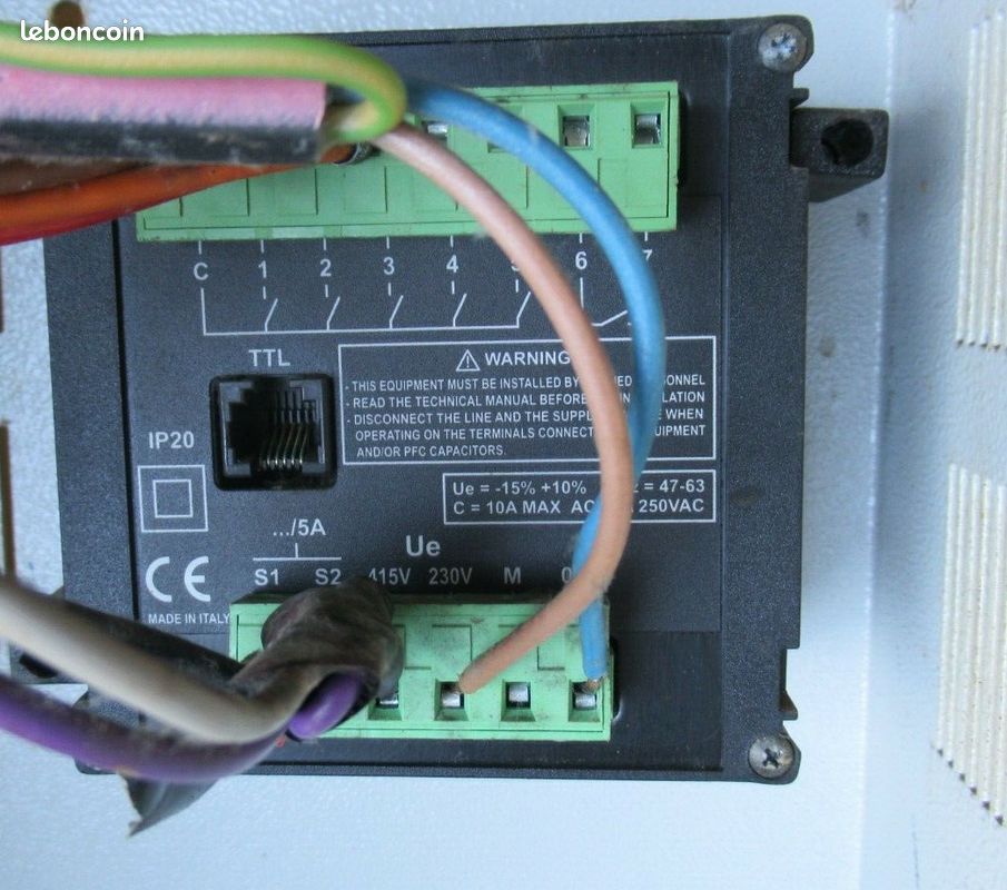 Legrand 415026 armoire- batterie automatique triphasee 400v p: 20 kvar (image 3)
