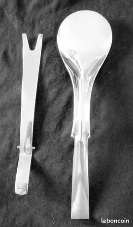Cuillère Pince De Service Vintage Gulden - Argent Plaqué - Excellent état