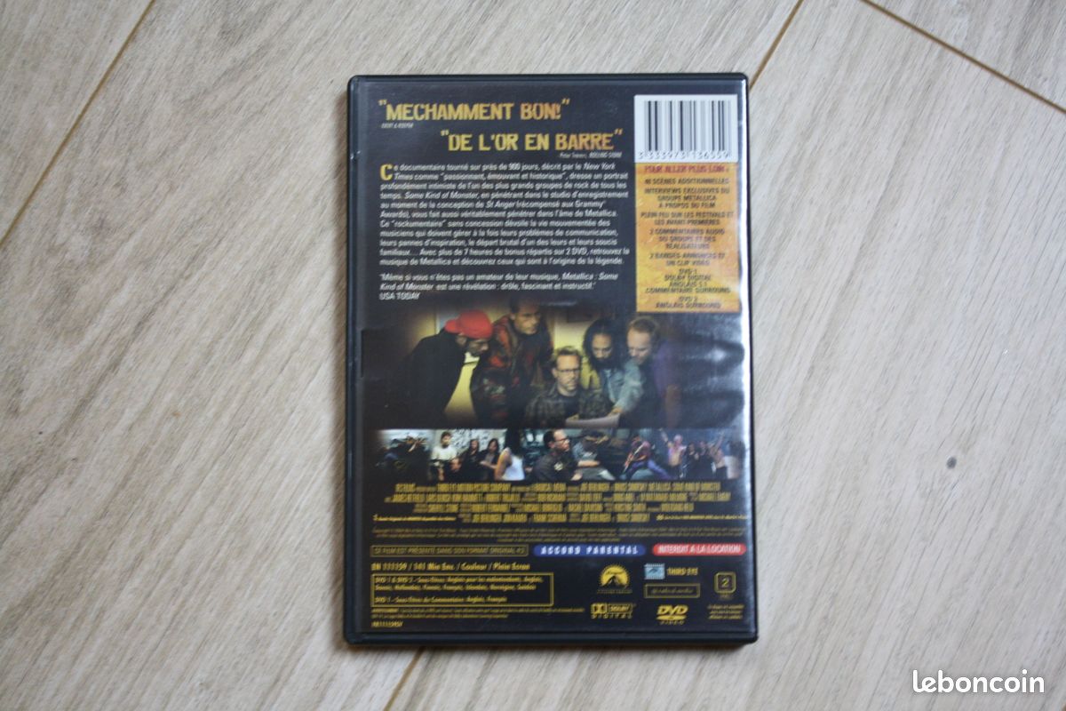 Double DVD METALLICA Some Kind Of Monster (image 4)
