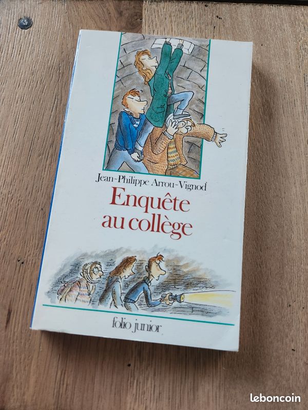 Livre Enquête au collège - Folio junior (image 1)