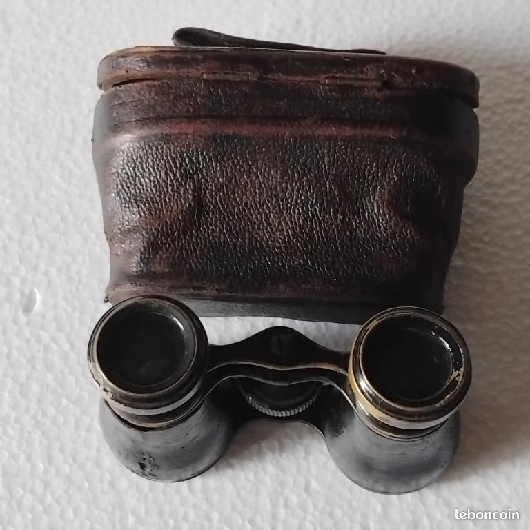 Jumelles De Théâtre Vintage LEMIERE, Grossissement 7x, Avec étui En Cuir