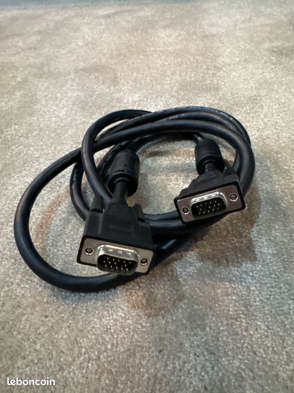 Lot câbles informatiques VGA RS232 DVI USB (image 3)