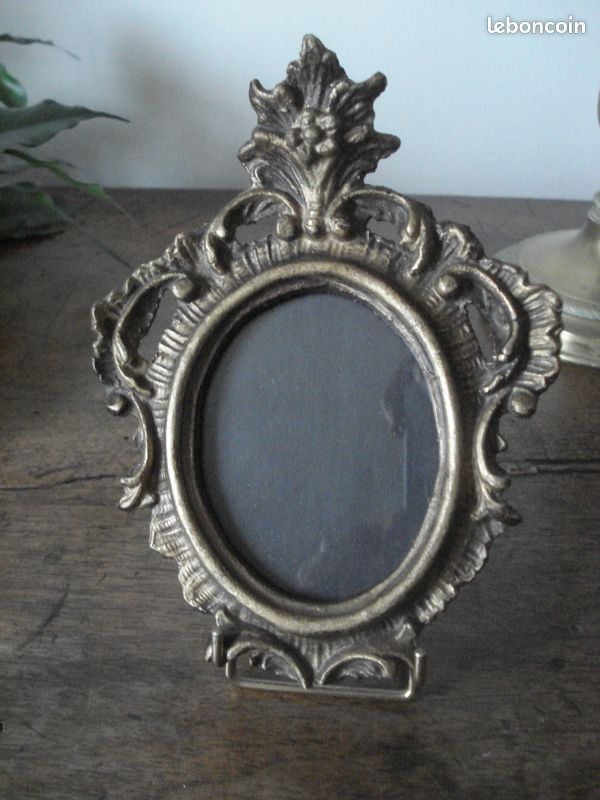 Lot de 3 porte-photo anciens 2 florentins et 1 en bois doré (image 9)
