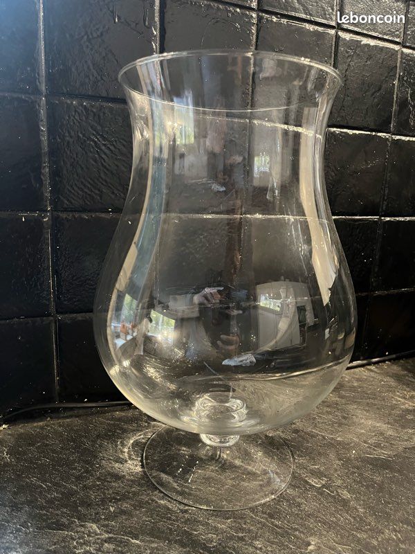 Grand vase verre 30 cm (image 1)