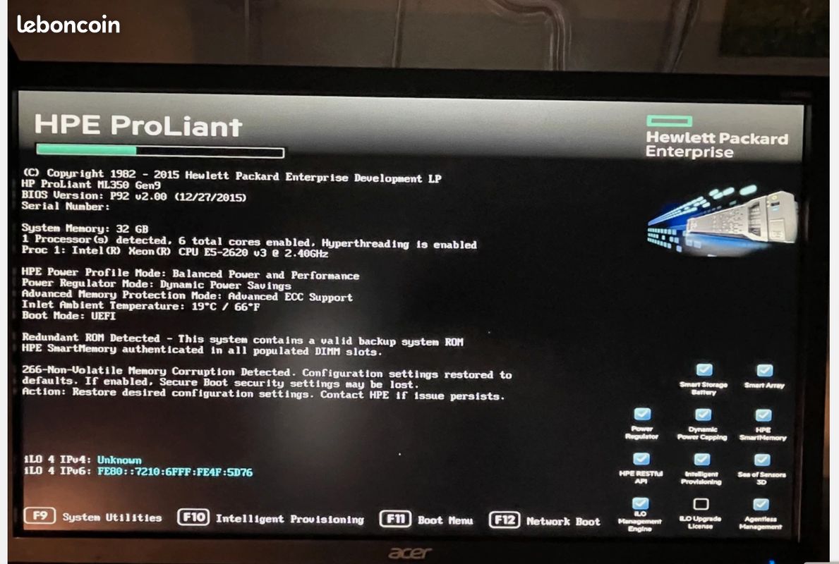 ★ Serveur ordinateur HP Proliant ML350 Gen9 (image 6)