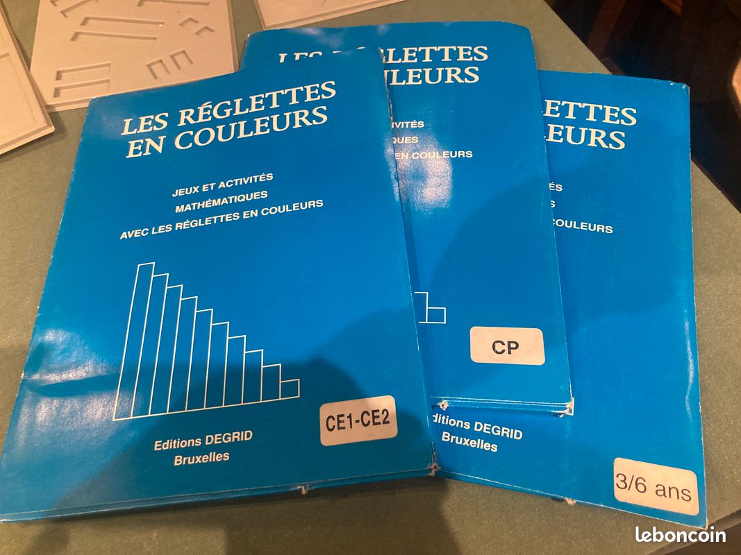 LOT LES REGLETTES EN COULEURS / JEUX ET ACTIVITES MATHEMATIQUES de 3 à 8 ans (image 4)