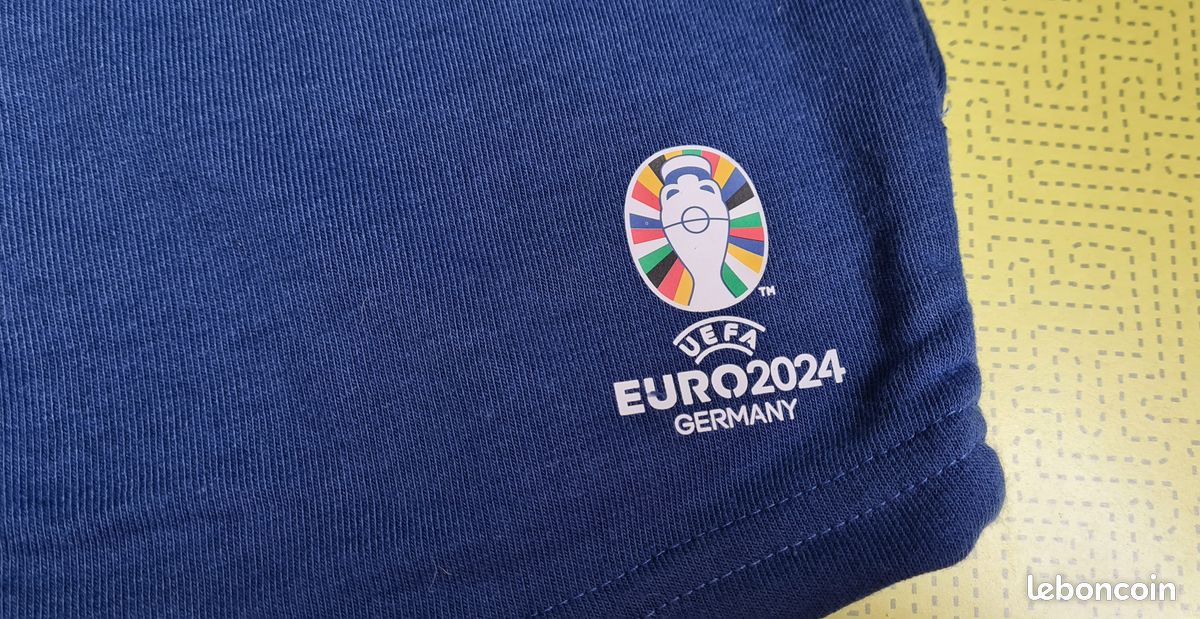 Short molletonné UEFA Euro 2024 - neuf - 2/4 ans (image 4)