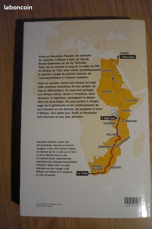 AFRICA TREK (14000 kilomètres dans les pas de l’homme de S. & A. POUSSIN (2004) (image 2)