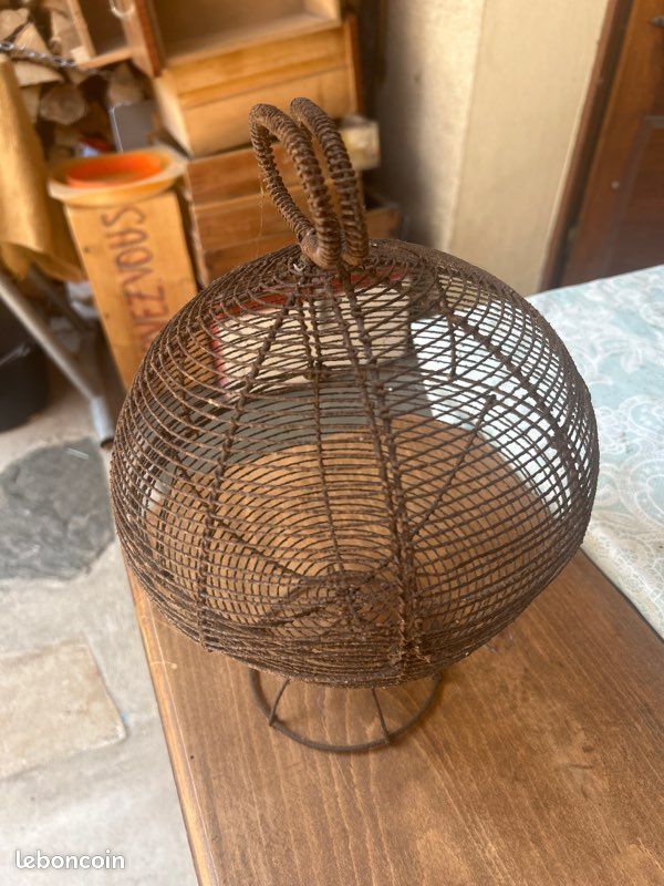 Panier à salade boule ancien rare (image 1)