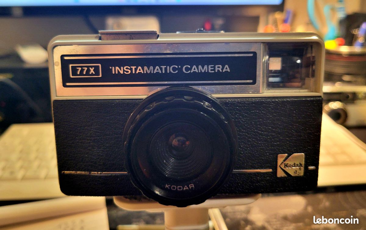 Appareil Photo Kodak Instamatic 77x - Origine Allemagne 1984 - Avec Sacoche - Occasion Fonctionnel