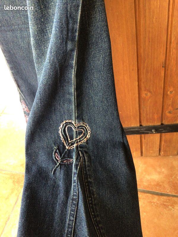 Pantalon jeans fille (image 3)