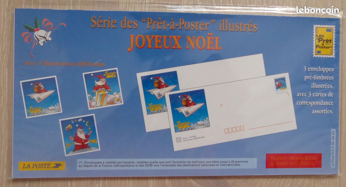 Pack 3 Cartes De Noël - France
