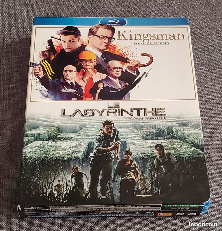 Coffret de 2 films Blu-ray Kingsman Services Secrets/ Le Labyrinthe ~ Walter (image 1)
