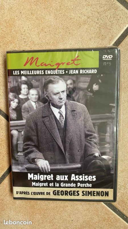 Maigret aux Assises Maigret et la Grande Perche DVD Jean Richard N°5 (image 1)