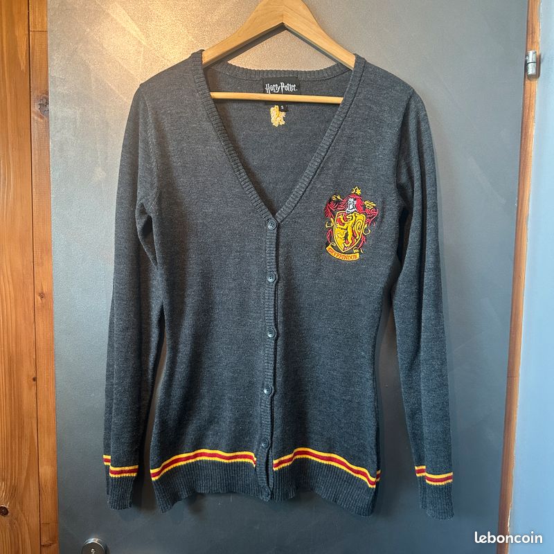 Pull Cardigan Femme Harry Potter Déguisement Gryffondor Gryffindor Poudlard Hogwarts Taille S (image 1)