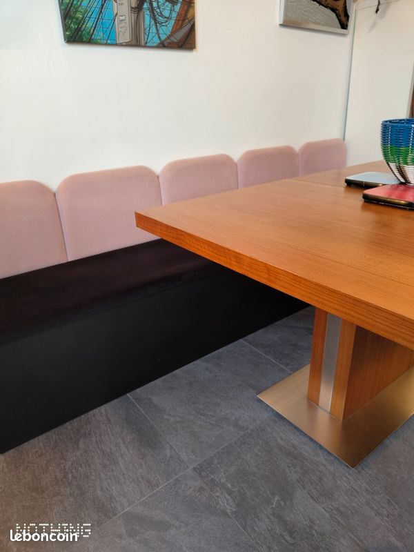 Banquette banc velours de tapissier (image 5)
