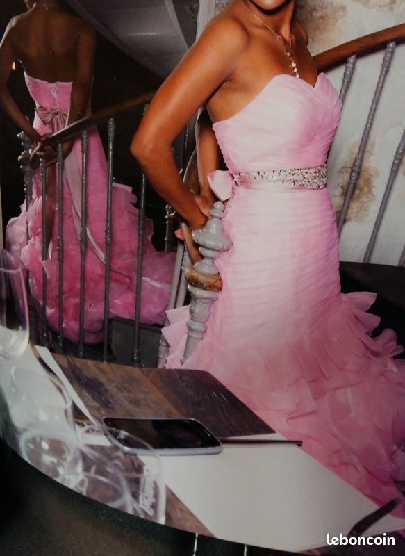 Robe mariée rose (image 2)