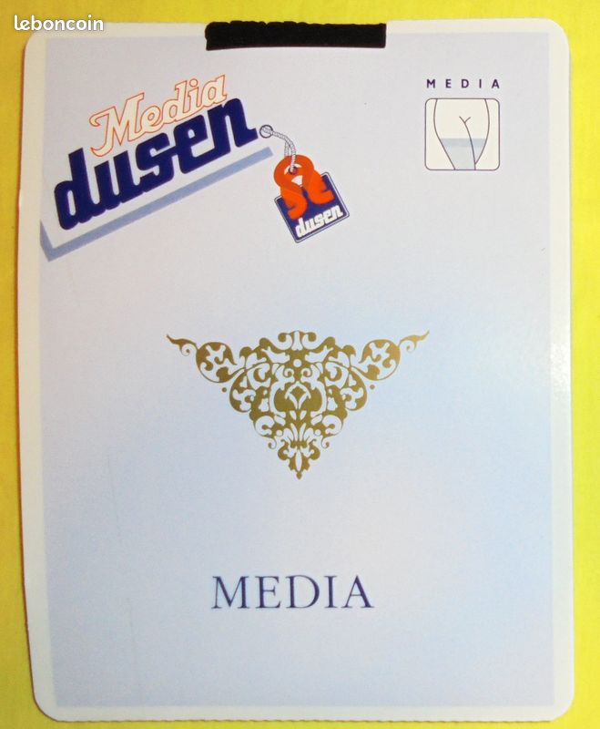 Bas «Dusen-Media 20» 100% nylon-mousse, jarretière, Taille Uni (2-3-4), vintage, rétro (image 2)