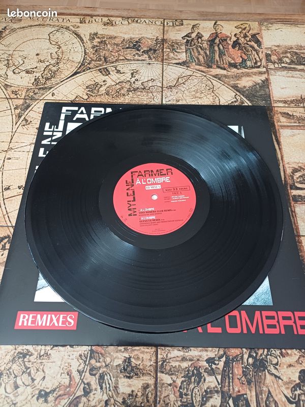 Maxi 33 tours Mylène Farmer - A l'ombre (image 3)