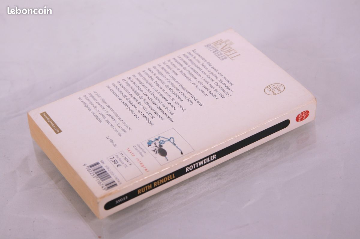 Rottweiler de Ruth Rendell, ed Livre de Poche de Février 2007 (image 2)