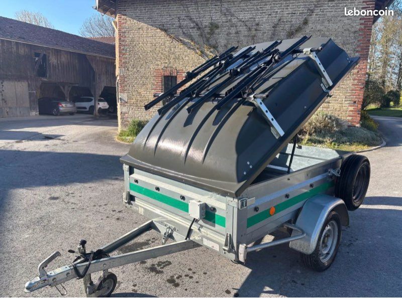 Remorque bagagère avec porte vélos (image 1)
