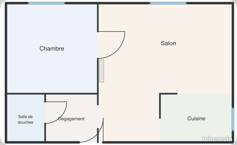 Appartement 2 pièces 40 m² · à Thionville · 40 m² · 950 €
