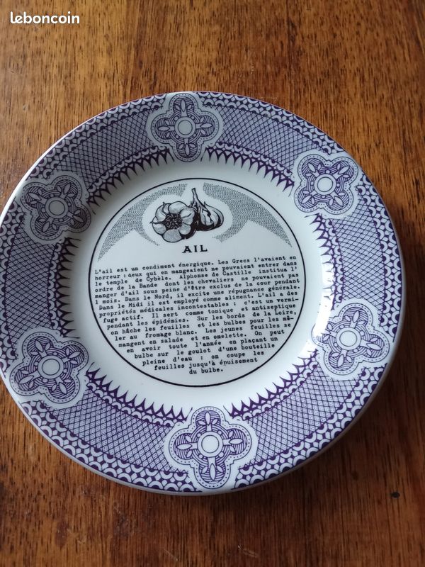 Assiette ancienne (image 1)