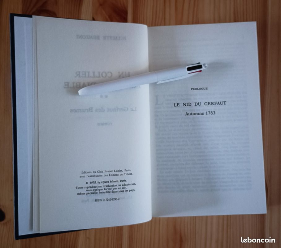 Livre "Un collier pour le diable" de Juliette Benzoni (image 4)