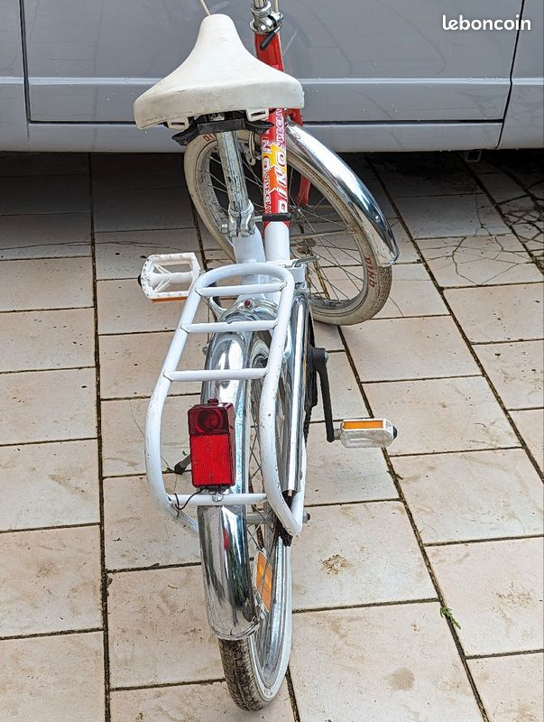 Vélo pliant DINO Spécial 1970 PLIANT Blanc Chrome (image 6)