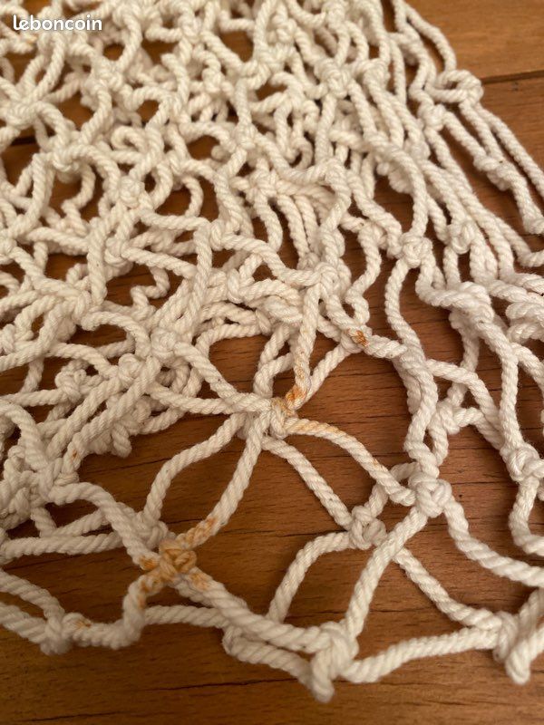 Filet au crochet pour faire un sac, un napperon, chemin de table