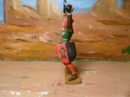 Figurine Starlux Moyen Âge – Homme D’arme Avec Fléau, Boîte D’origine (occasion)