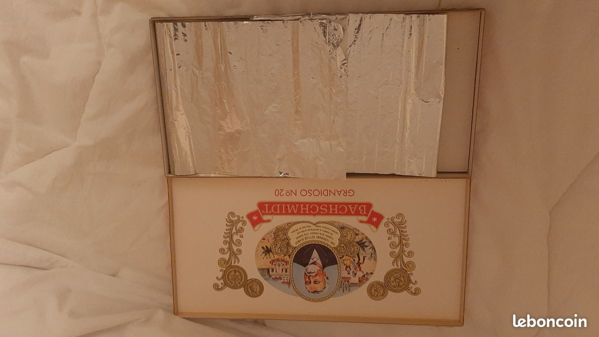 Boîte ancienne carton de cigares Bachschmidt (vide) (image 4)