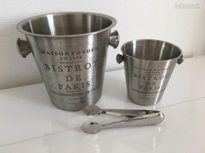 Seau à champagne + seau à glace neufs maisons du monde (image 1)