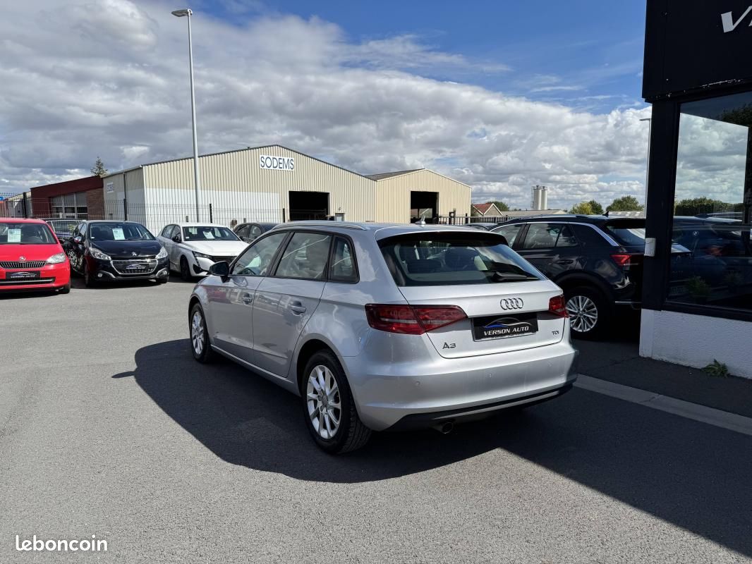Audi A3 sportback 1.6 TDI 110 GPS TEL CLIM REGULATEUR (image 3)