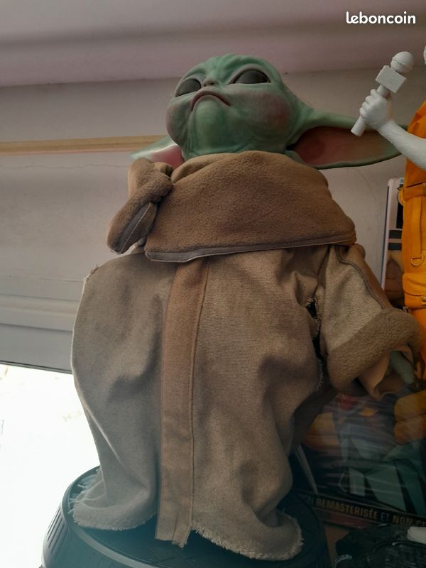Echange ,Star Wars Mandalorian: The Child Grogu Life-Size figure Sideshow statue 1:1 Now (image 2)