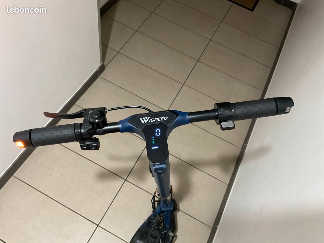 Trottinette électrique wispeed c10 -55 bleu (image 2)