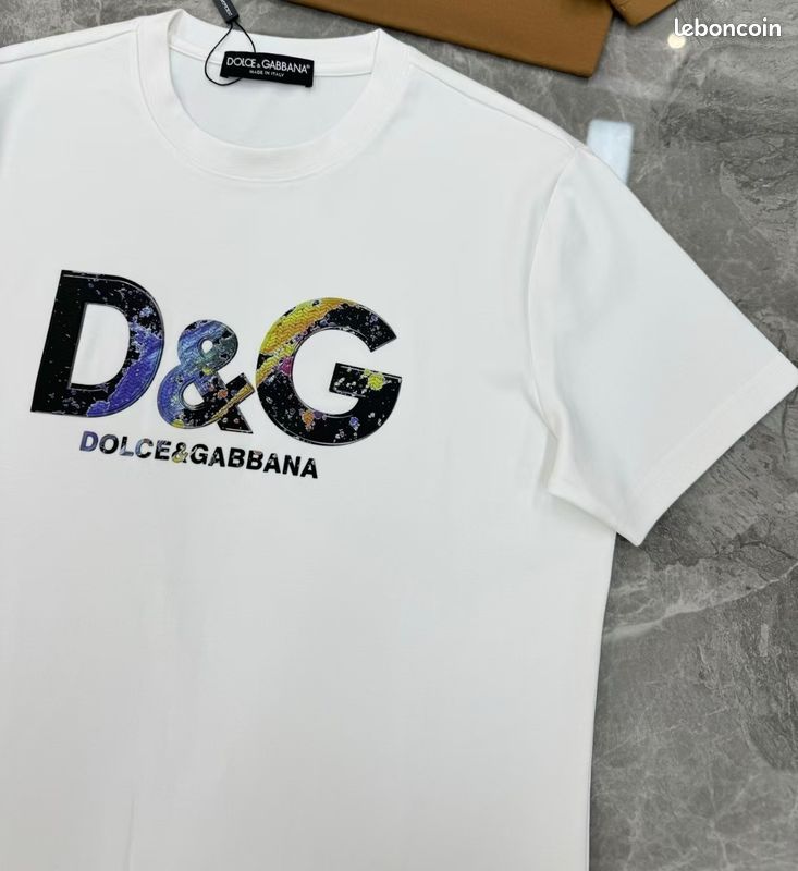T-shirt à manches courtes imprimé de lettres colorées de style minimaliste (image 2)