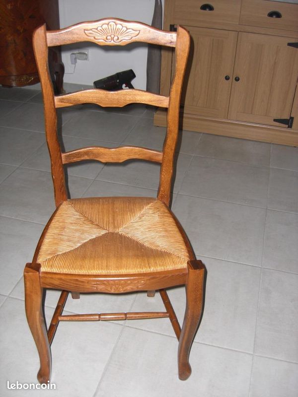 Set de 6 chaises en bois de hêtre (années 60