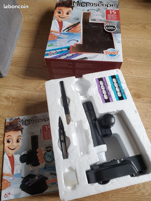 Microscope Portable Pour Enfants 1000X: Microscopes USB De Poche écran IPS 2,0" Lumières LED - Mini Microscope Extérieur à Partir De 3 à 12 Ans