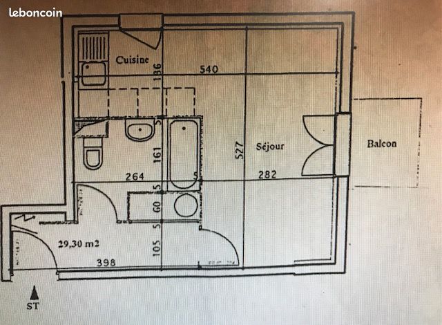 Appartement a louer moissy-cramayel - 1 pièce(s) - 29 m2 - Surfyn