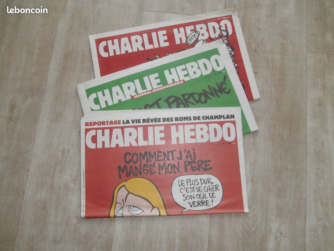 3 magazines Charlie hebdo (image 1)