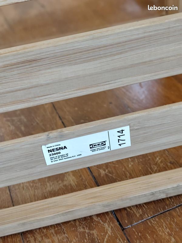 Table de chevet table d’appoint NESNA IKEA en bambou (image 3)