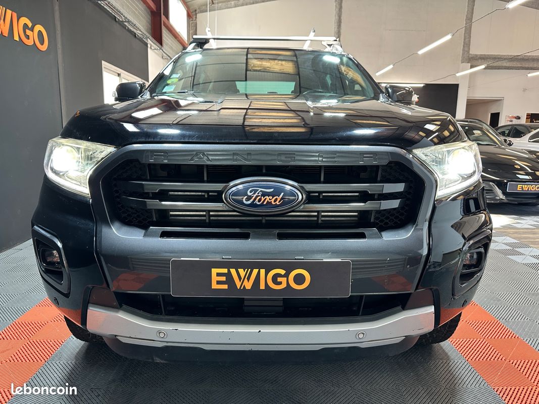Ford ranger double cabine 2.0 tdci 215ch bva10 wildtrak 4x4 - carplay - attelage - camera de recul (image 13)