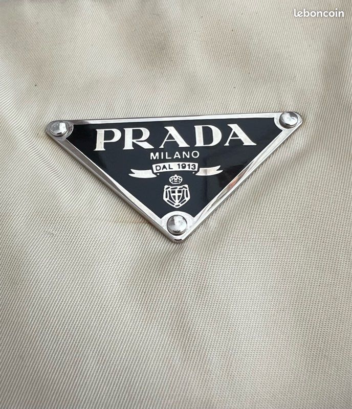 Sac « Prada Cleo », ivoire et noir (image 19)