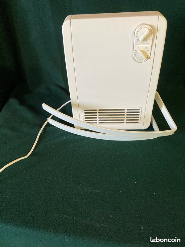 Radiateur électrique soufflant avec porte serviette 1000w (image 3)