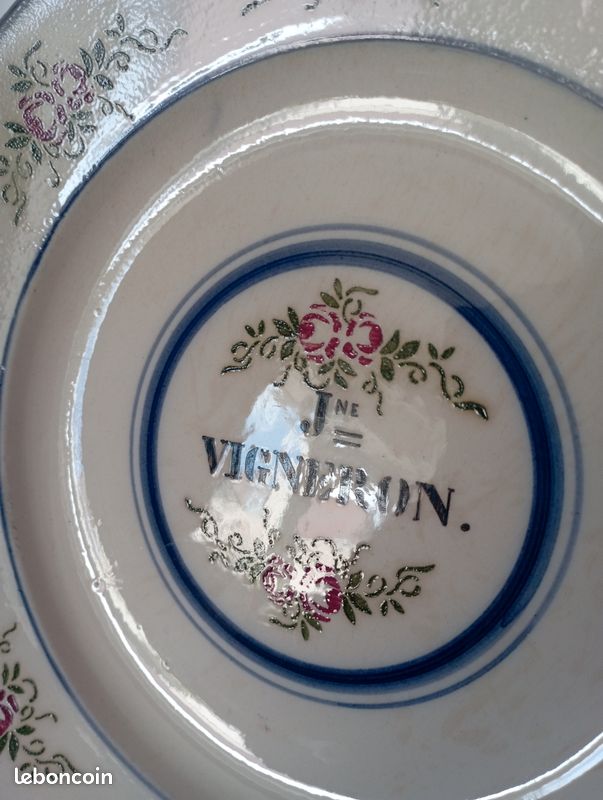 2 ASSIETTES PLATES CERAMIQUE MINTON CHINESE BIRDS XIX Cerisiers Fleurs Oiseaux Imgx500 6546