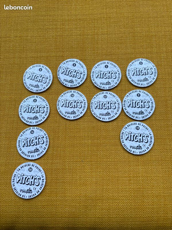 Collection De Pogs Série 1 - Lot Incomplet - Occasion Vintage